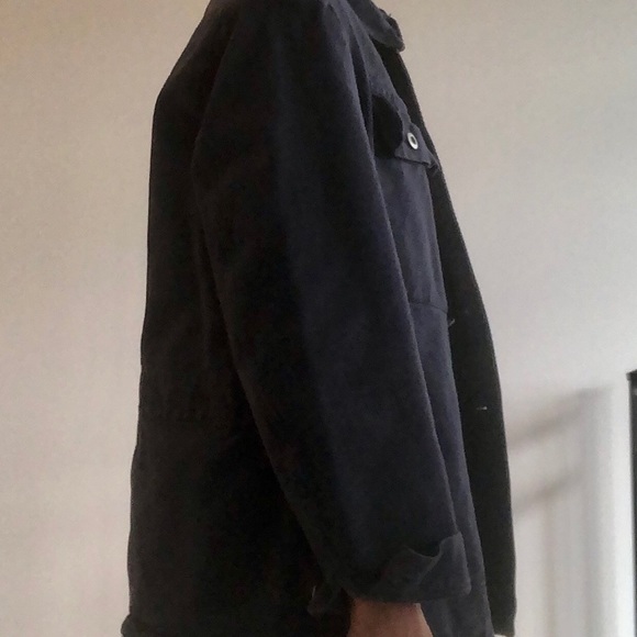 Navy blue canevas chore jacket. - Picture 6 of 6